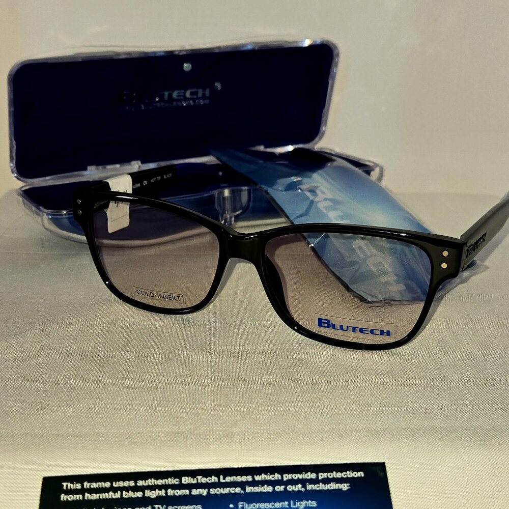 BluTech Computer Glasses - 56-16-140 - Black